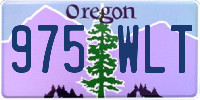 OR license plate 975WLT