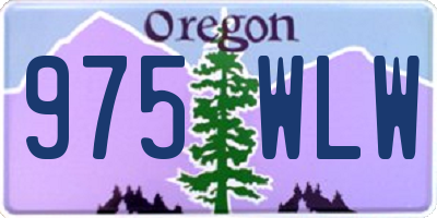 OR license plate 975WLW
