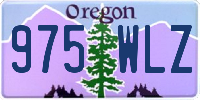 OR license plate 975WLZ