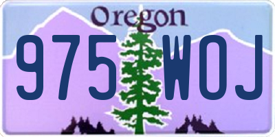 OR license plate 975WOJ