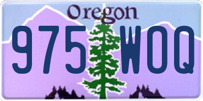 OR license plate 975WOQ