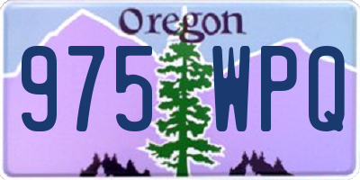 OR license plate 975WPQ