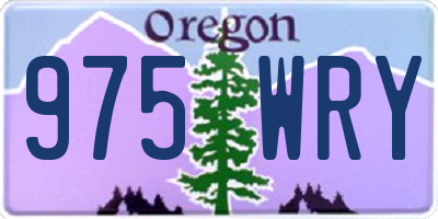 OR license plate 975WRY