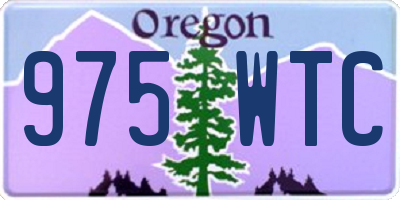 OR license plate 975WTC