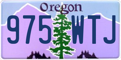 OR license plate 975WTJ