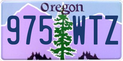 OR license plate 975WTZ