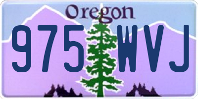 OR license plate 975WVJ