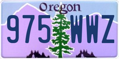 OR license plate 975WWZ