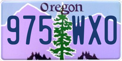 OR license plate 975WXO