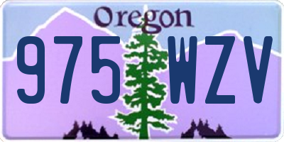 OR license plate 975WZV