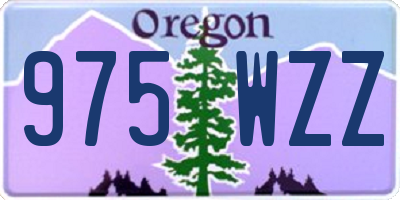 OR license plate 975WZZ