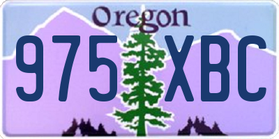 OR license plate 975XBC
