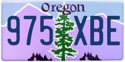 OR license plate 975XBE
