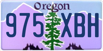 OR license plate 975XBH
