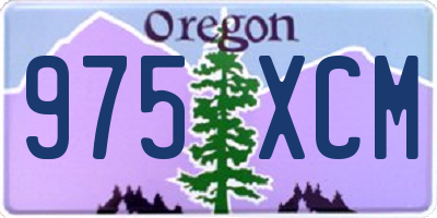 OR license plate 975XCM