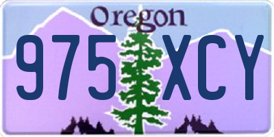 OR license plate 975XCY