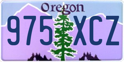 OR license plate 975XCZ