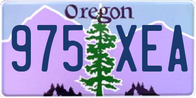 OR license plate 975XEA