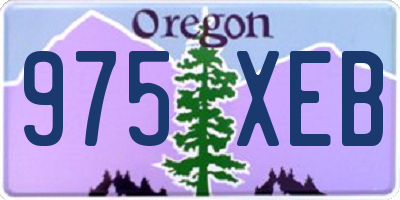 OR license plate 975XEB