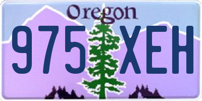 OR license plate 975XEH