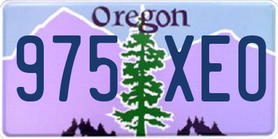 OR license plate 975XEO