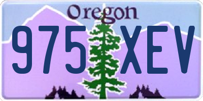 OR license plate 975XEV