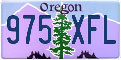 OR license plate 975XFL