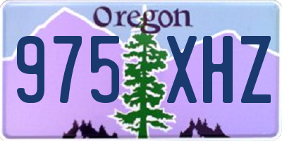 OR license plate 975XHZ