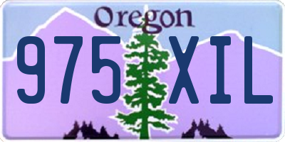 OR license plate 975XIL