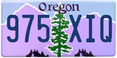 OR license plate 975XIQ