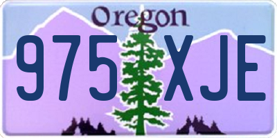 OR license plate 975XJE