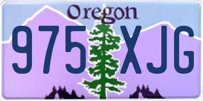 OR license plate 975XJG