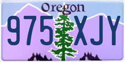 OR license plate 975XJY