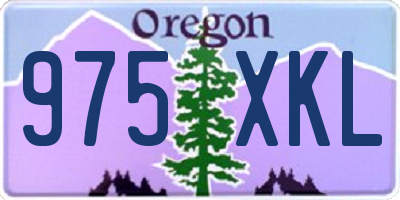 OR license plate 975XKL