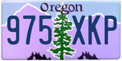 OR license plate 975XKP