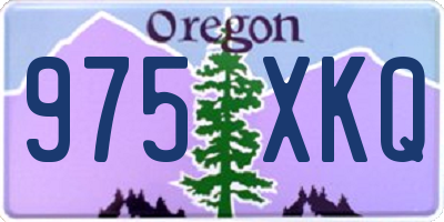 OR license plate 975XKQ