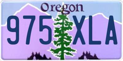 OR license plate 975XLA