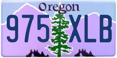 OR license plate 975XLB