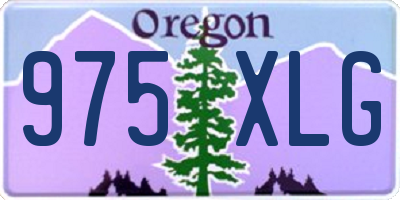 OR license plate 975XLG