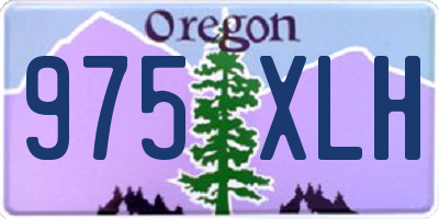 OR license plate 975XLH