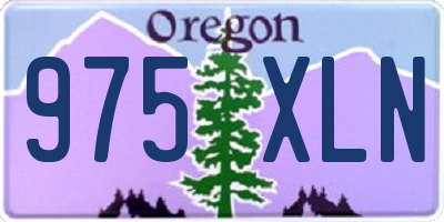 OR license plate 975XLN