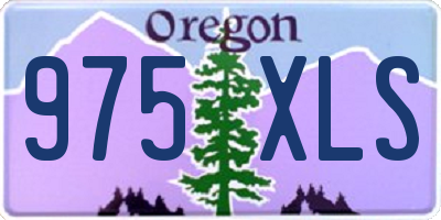 OR license plate 975XLS