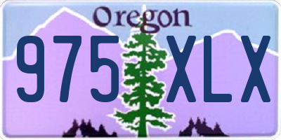 OR license plate 975XLX