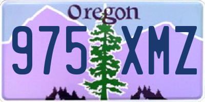 OR license plate 975XMZ