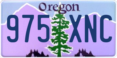 OR license plate 975XNC