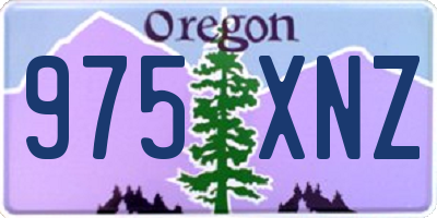 OR license plate 975XNZ