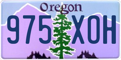 OR license plate 975XOH
