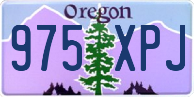OR license plate 975XPJ