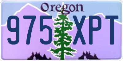 OR license plate 975XPT