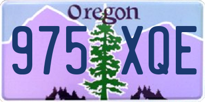 OR license plate 975XQE